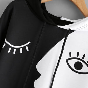 New Patchwork Personality Panda Sweatshirt - 200000348 Find Epic Store
