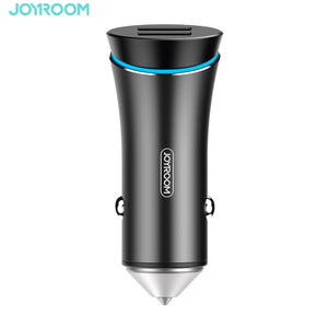 Joyroom 30W USB Car Charger Quick Charge QC3.0+2.4A USB LED Fast Car Charger For iPhone Xiaomi Mobile Phone 12 Pro Max/24V - 410204 Find Epic Store