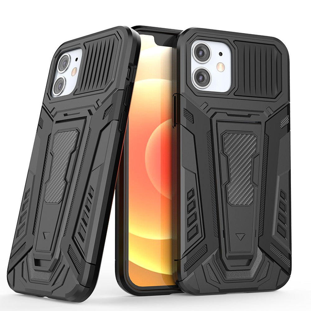 Shockproof Armor Ring Holder Phone Case For iPhone 11 12 Pro Max 7 8 Plus X XS Max XR Lens Protection Ring Stand Phone BackCover - 380230 Find Epic Store