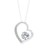 New 925 Sterling Silver Lucky Heart Pendant Necklace Women Choker Fine Jewelry Collares Birthday Valentine's Day Gift With Box - 200001699 Find Epic Store
