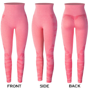 Gym Leggings Women Sports Yoga Pants High Waist Workout Gym Sport Leggings Fitness Legging Seamless Running Tights - 200000614 Style 3-Pink / S / United States Find Epic Store