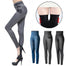 Women Fashion Faux Denim Leggings High Waist Slim Seamless Leggings Sexy Long Jeans Printing Fitness Legging Casual Pencil Pants - 200000865 Find Epic Store