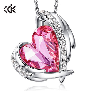 Fashion Heart Angel Wing Pendant - 100007321 Pink / United States Find Epic Store