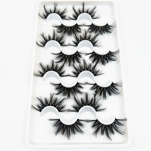 8 pairs of 25mm eyelashes cruelty-free artificial 3D mink eyelashes, soft and natural false eyelashes wholesale manufacturer - 200001197 8D019 / United States Find Epic Store