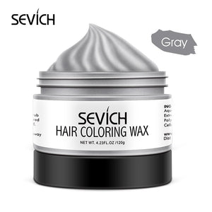 Sevich 9 Colors Unisex Hair Color Wax Temporary Hair Dye Strong Hold Disposable Pastel Dynamic Hairstyles Black Hair Color Cream - 200001173 United States / Grey Find Epic Store