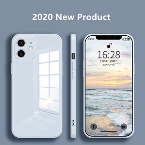 Skin Color Case - Silicone Liquid Tempered Glass Case For iPhone 6/6s/6 Plus/7/7 Plus/8/8 Plus/X/XR/XS/XS Max/SE(2020)/11/11 Pro/11 Pro Max/12/12 Pro/12 Mini/12 Pro Max - 380230 Find Epic Store