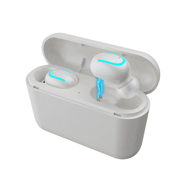 True Wireless Bluetooth 5.0 Earbuds Waterproof TWS Headset for Mpow with 1500mAh Charging Case Auto-pairing Hand-free Earbuds - 63705 White / United States Find Epic Store