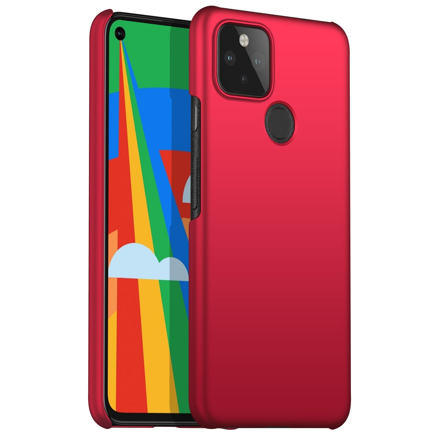 For Google Pixel 4 5 Pixel 4 5 XL 4A Case, Ultra-Thin Minimalist Slim Protective Phone Case PC Back Cover For Google Pixel 4 5XL - 380230 For Google Pixel 4 / Red phone case / United States Find Epic Store