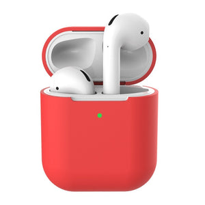 Silicone for airpods 2 generation headset Accessories protector shell anti-fall soft Suitable for Apple airpods 2 Case cover - 200001619 United States / red Find Epic Store