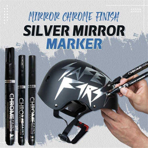 Amazing Silver Mirror Marker Features Reflective Ink Art Supplies DIY Paint Brush Adding Silver Shine Professional Brush Pen - 0 Find Epic Store