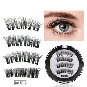 2 Pairs of 4 Handmade Natural Magnetic Eyelashes - 200001197 DWSP-4 / United States Find Epic Store
