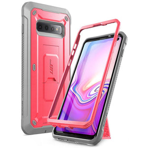 Samsung Galaxy S10 Case 6.1 inch - Pro Full-Body Rugged Holster Kickstand Case WITHOUT Built-in Screen Protector - 380230 PC + TPU / Pink / United States Find Epic Store