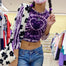 Heart Tie Dye Pattern T Shirt Crop Top - 200000791 Find Epic Store
