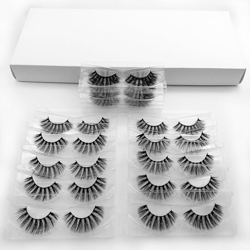 Wholesale Eyelashes/ 10/50/100 Pieces of 3d Mink Natural Eyelashes - 200001197 Find Epic Store