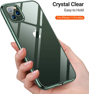 For iPhone 12 Pro Max 2020 Case,WEFOR Ultra Slim Thin Clear Soft Premium Flexible Chrome Bumper Transparent TPU Back Plate Cover - 380230 Find Epic Store