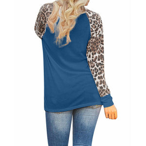Leopard Stitching Shirt - 200000348 Find Epic Store