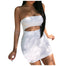 Solid Color Hollow Out Strapless Sleeveless Dress - 200000347 Find Epic Store
