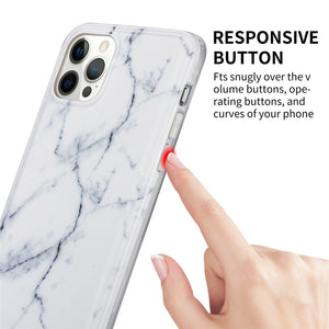 For iPhone 12 Pro Max/iPhone 12 Pro Marble Case, Slim Thin Glossy Soft TPU Rubber Gel Phone Case Cover for iPhone 12 Mini - 380230 Find Epic Store