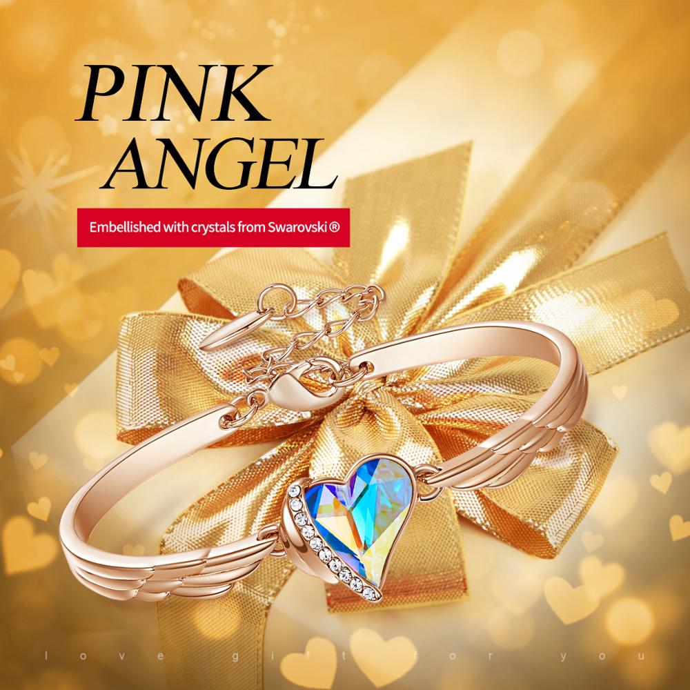Romantic Heart Bracelets Adjustable Crystal Charm Bracelet - 200000146 Find Epic Store