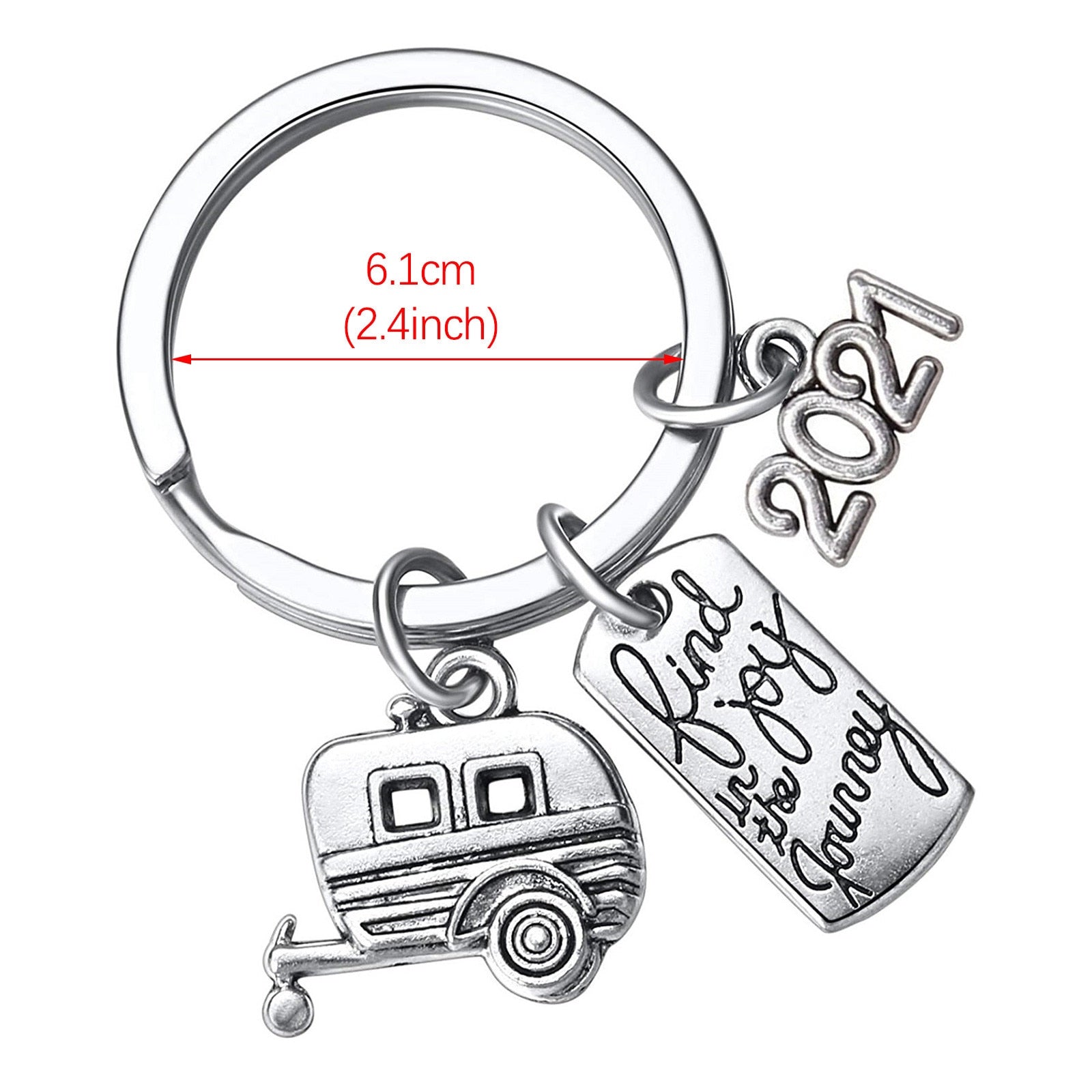 2021 Find In The Journey Rv Outdoor Gift Retirees Memorial Keychain Multifunction Carry Bag Others Multiple Pendants DAIGELO - 200000174 Find Epic Store