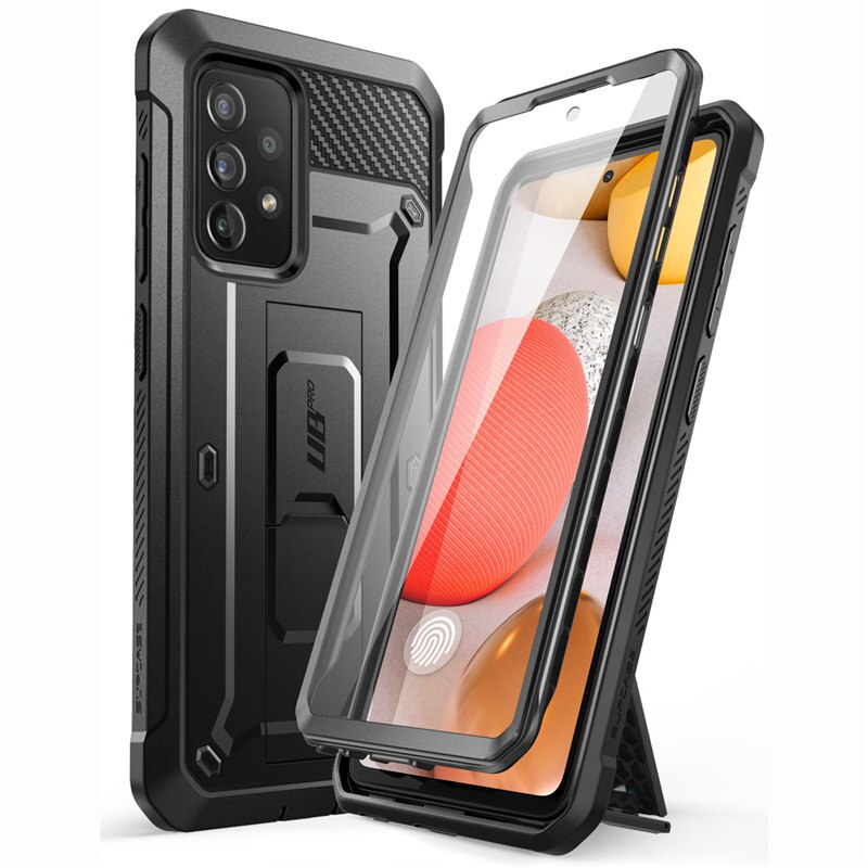 For Samsung Galaxy A72 Case (2021 Release) UB Pro Full-Body Rugged Holster Case Cover with Built-in Screen Protector - 380230 PC + TPU / Black / United States Find Epic Store