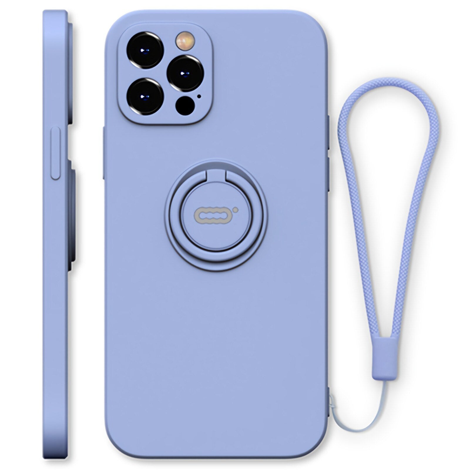 Lavender Color Case - iPhone 7/8/X/XR/XS/XS Max/SE(2020)/11/11 Pro/11 Pro Max/12/12 Pro/12 Mini/12 Pro Max, 360 Ring Holder Kickstand - Anti-Scratch Protective Case - 380230 for iPhone 7 8 / Lavender / United States Find Epic Store