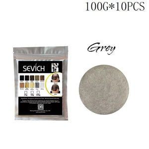 Sevich 10 Color 1000g Refill Bags Salon Regrowth Keratin Hair Fiber Thickening Hair Loss Conceal Styling Powders Extension - 200001174 United States / grey Find Epic Store