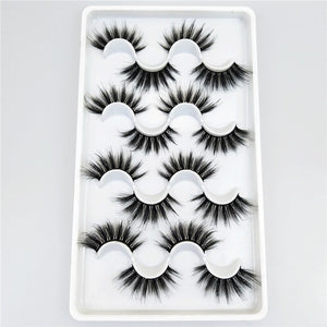 8 pairs of 25mm eyelashes cruelty-free artificial 3D mink eyelashes, soft and natural false eyelashes wholesale manufacturer - 200001197 8D020 / United States Find Epic Store