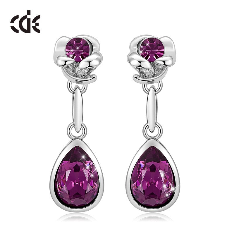 New Arrival Vintage Water Drop Earrings - 200000168 Purple / United States Find Epic Store