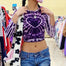 Heart Tie Dye Pattern T Shirt Crop Top - 200000791 Find Epic Store