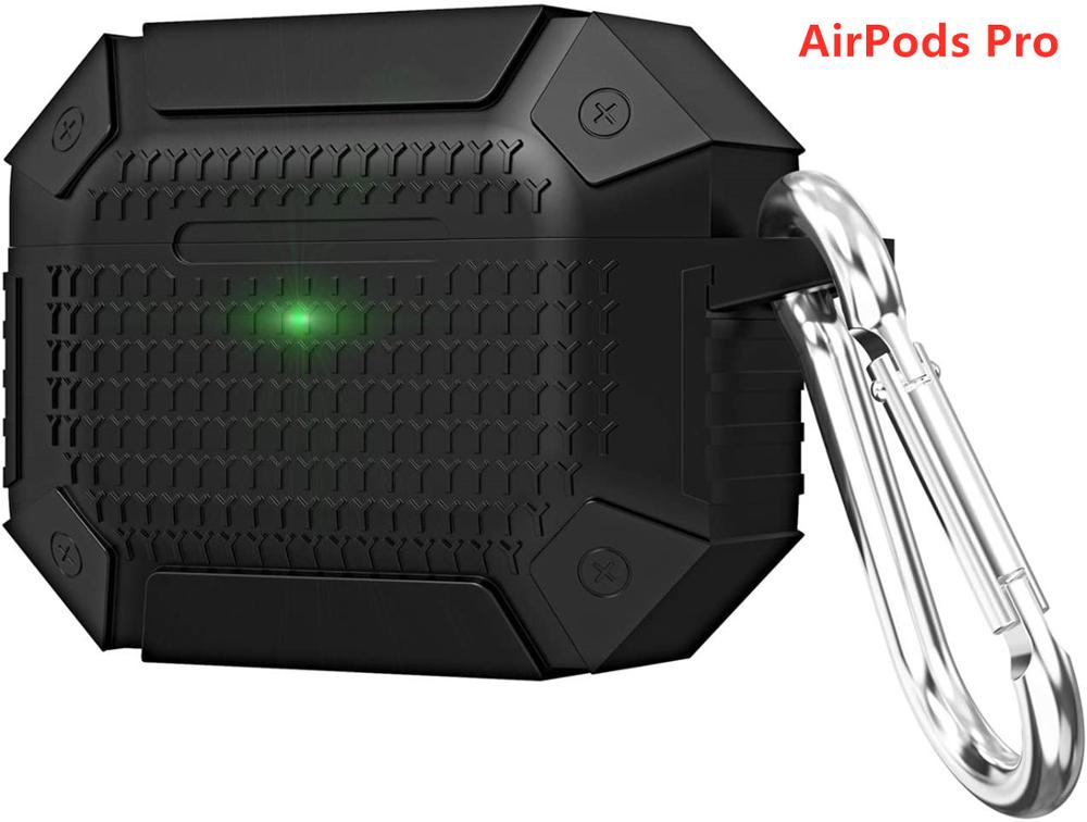 For Airpods Pro-2-1 Accessories Silicone Luxury Armor earpods aipods airpods2 Air pods protector cover for Apple Airpods case - 200001619 United States / pro black Find Epic Store