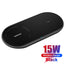 15W Qi Wireless Charger For iPhone 12 Pro Max Quick Wireless Fast Charging Pad Phone Charger for Samsung Note 20 Ultra Airpods - 201201509 2 in 1 black / United States Find Epic Store
