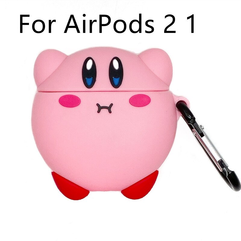 For kabi Apple AirPods Pro 2 1 Case Cute Protector Cover Silicone Anime Kabi Earphone Accessories protection For AirPods 2 1Case - 200001619 United States / For AirPods 2 1 Find Epic Store