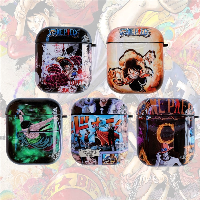 ONE Piece For AirPods 1/2 Case Character Hat Monkey·D·Luffy Stylish Silicone Earphone Protection for AirPods 1/2 Cases ONE Piece - 200001619 Find Epic Store