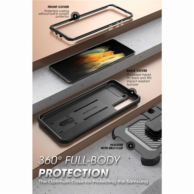 For Samsung Galaxy S21 Plus Case (2021 Release) 6.7" UB Pro Full-Body Holster Cover WITHOUT Built-in Screen Protector - 380230 Find Epic Store