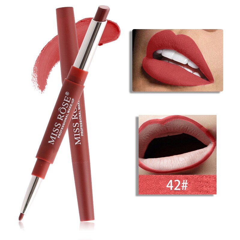 20 Color Waterproof and Long-Lasting Double-ended Lipstick Lip Liner - 200001142 43 / United States Find Epic Store