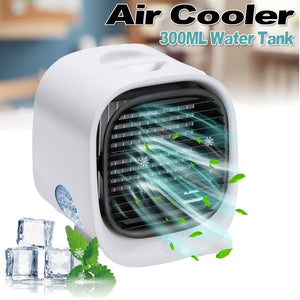 300ml Air Cooler Fan Mini Desktop Air Conditioner USB Portable Circulator Cooler Purifier Humidification For Office Bedroom 2021 - 618 Find Epic Store