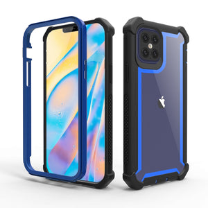 Blue Black Color Case - Shockproof Bumper Transparent TPU Phone Case For iPhone 12 Mini 12 11 Pro Max X XR XS Max SE 2020 6 6S 8 Plus Back Cover - 380230 Find Epic Store