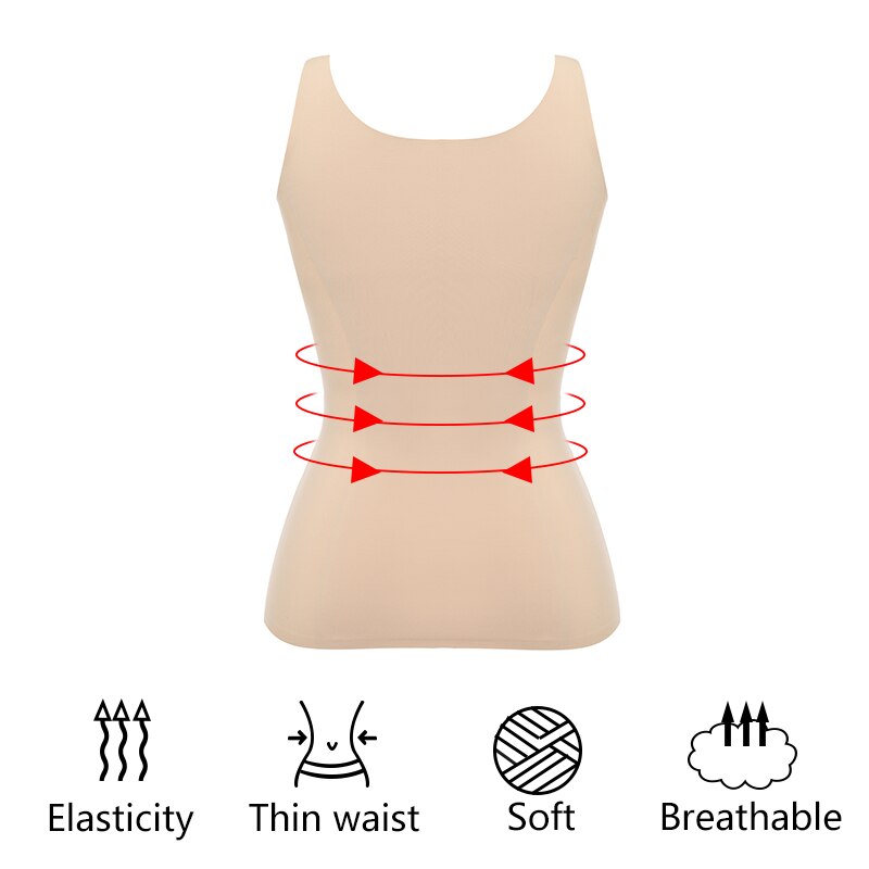 Ultra Light Body Shaper Women Seamless Shapewear Briefer Waist Trainer Slimming Sheath Sleek Smoothers Belly Shapers Tops Corset - 31205 Find Epic Store