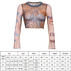Indie Aesthetics Pattern Mesh T-shirt - 200000791 Find Epic Store