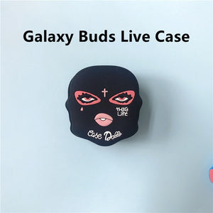 For Samsung Galaxy Buds Live/Pro Case Silicone Protector Cute Cover 3D Anime Design for Star Kabi Buds Live Case Buzz live Case - 200001619 United States / mask Live Find Epic Store