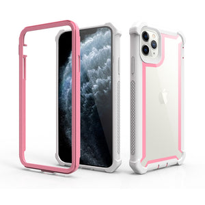 Pink Color Case - Shockproof Bumper Transparent TPU Phone Case For iPhone 12 Mini 12 11 Pro Max X XR XS Max SE 2020 6 6S 8 Plus Back Cover - 380230 For iPhone 6 / Pink Phone Case / United States Find Epic Store