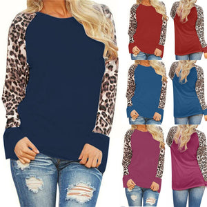 Leopard Stitching Shirt - 200000348 Find Epic Store