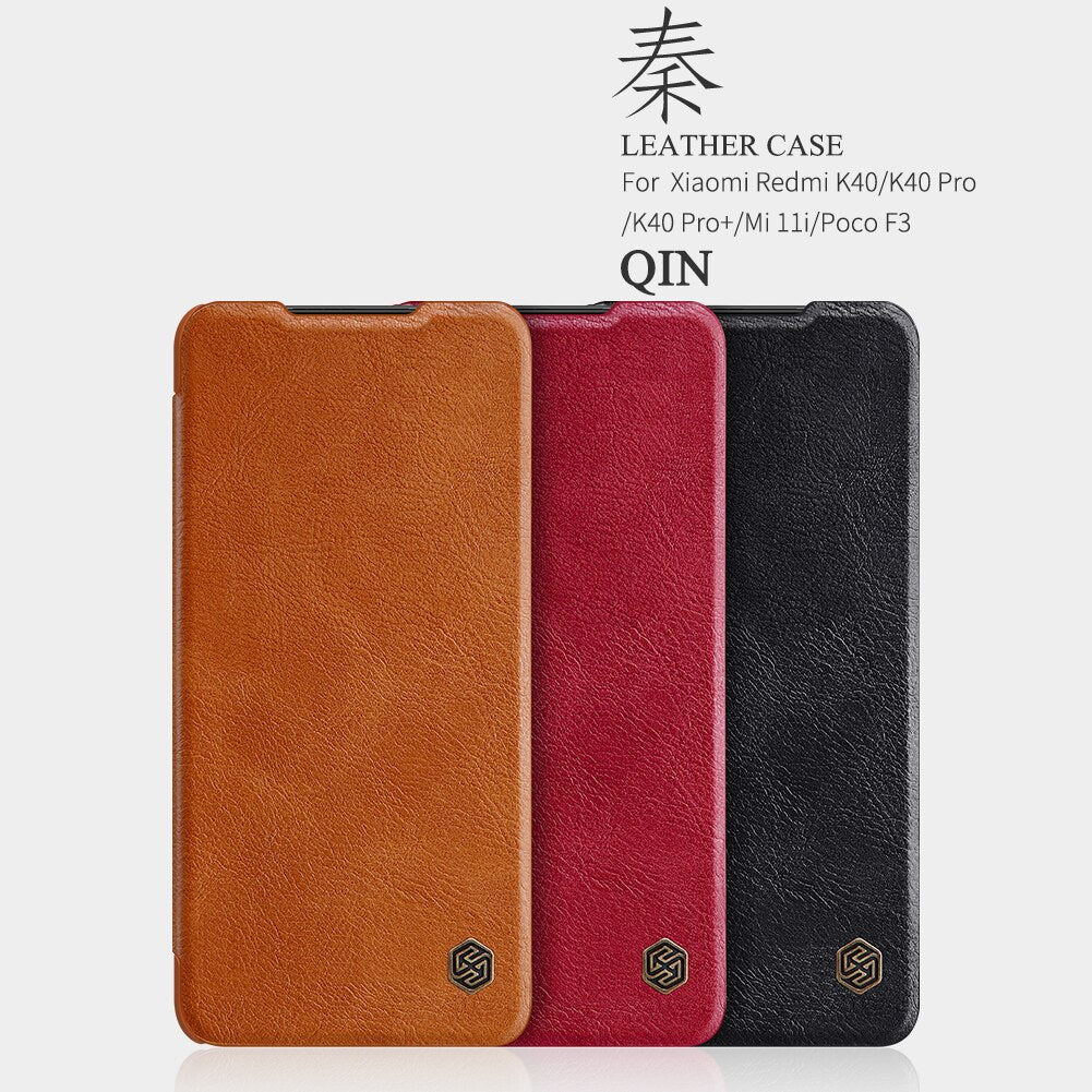Flip Case for Xiaomi Poco F3 Redmi K40 Pro Case Back Cover Protective Qin PU Leather 360 Cases for Redmi K40 Pro Plus - 380230 Find Epic Store