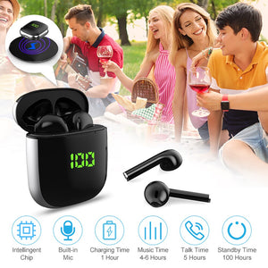 2021 Upgraded Bluetooth 5.0 TWS Earphones Mini Wireless Earbuds with Digital Display Earbuds for Wireless Charging & IOS Android - 63705 Find Epic Store