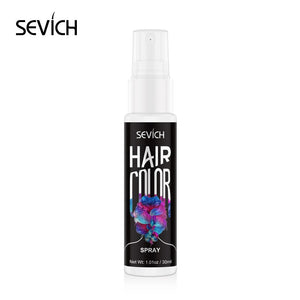 Sevich 8 Color Temporary Hair Dye Spray Unisex One-time Instant Hair Dry Color Liquid DIY Fashion Beauty Makeup 30ml - 200001173 United States / White Find Epic Store