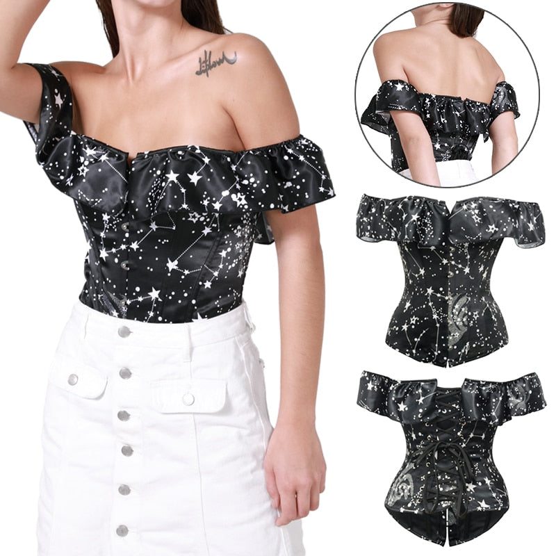 Corset Gothic Bustier Burlesque Tops - 200001885 Find Epic Store