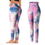 Tie Dye Fitness Legging Women High Waist Workout Leggings Seamless Butt Lifting Scrunch Stretch Legins Gym Sports Slim Pants - 200000865 Blue-Purple / S / United States Find Epic Store