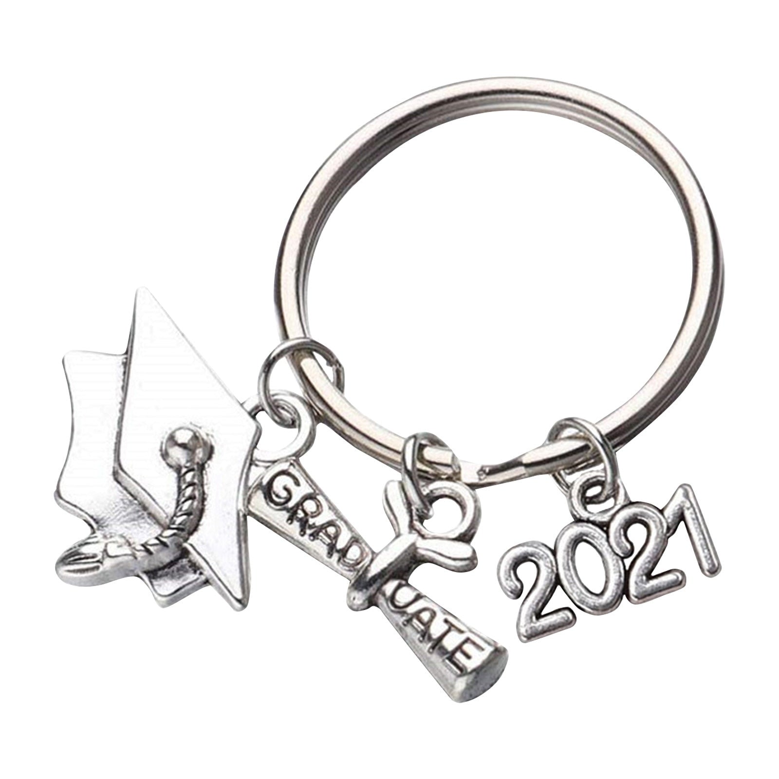 Popular Key Chain Unisex Class Of 2021 School Keychain Keyring Memorial Graduation Gift Stainless Steel Multifunction Carry Bag - 200000174 Find Epic Store