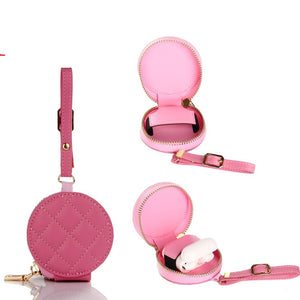 Luxury design universal For Apple airpods Pro 3 2 1 Leather earphone storage bag cute for Girls For freebuds 3 earphone bag Case - 200001619 Find Epic Store